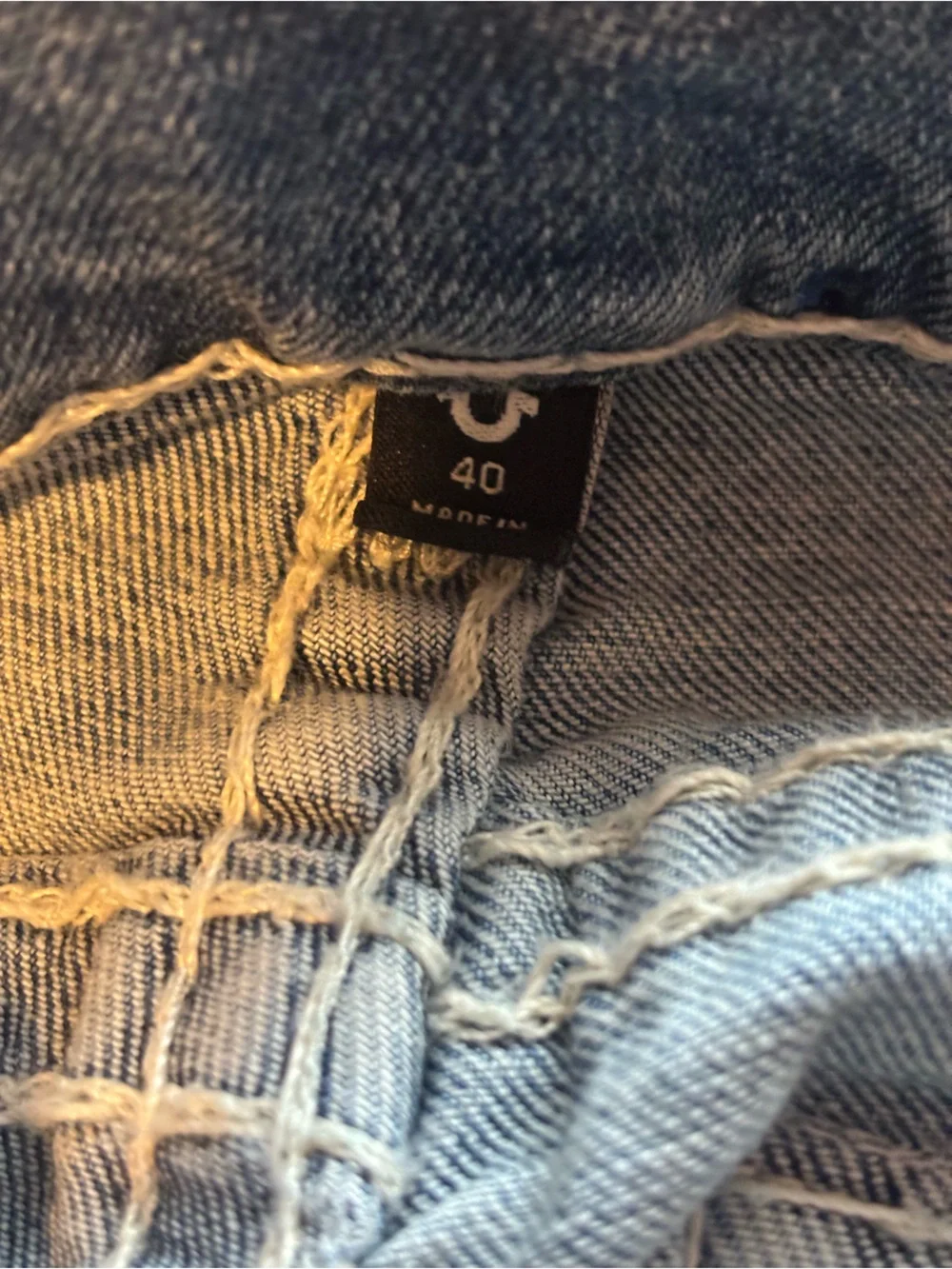 True Religion x Chief Keef Super T Skinny Flame Graphic Denim Jeans Size 40